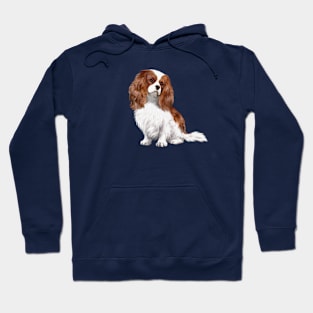 A Blenheim Cavalier King Charles Spaniel - Just the Dog Hoodie